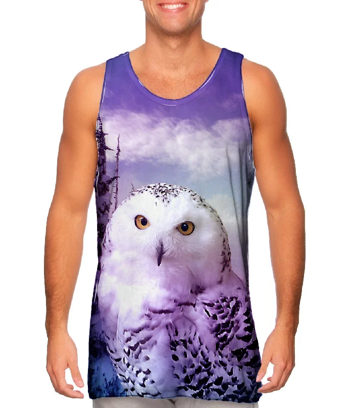 Relaxed Tank Top-Owl 001