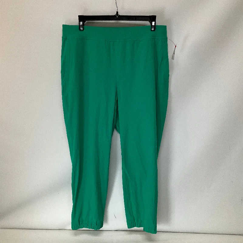 Stylish Stretch Pants-Athletic Pants By Lululemon In Green, Size: 10