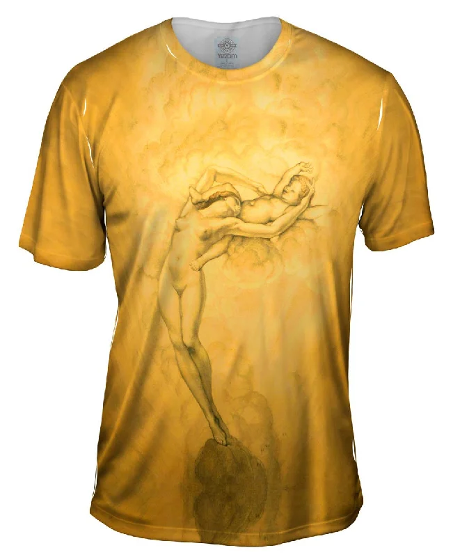 Retro Music T-Shirt-Jean Delville - "Mere Et Enfant Dans Les Cieux" (1929)