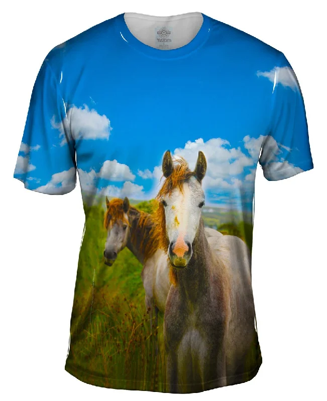 Classic Print T-Shirt-Ireland Horse