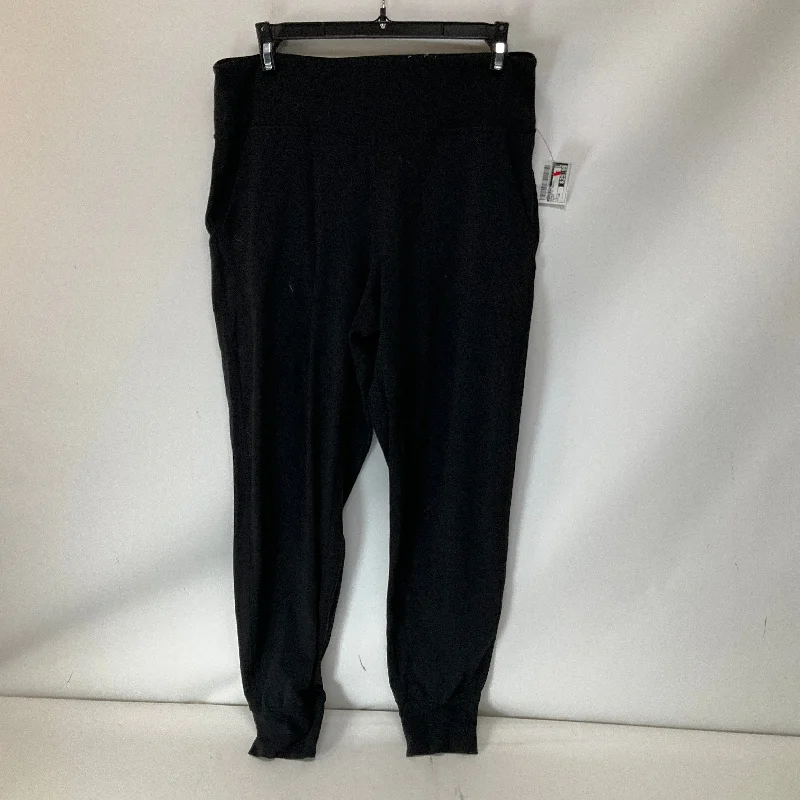 Relaxed Fit Capri Pants-Athletic Pants By Lululemon In Black, Size: 10