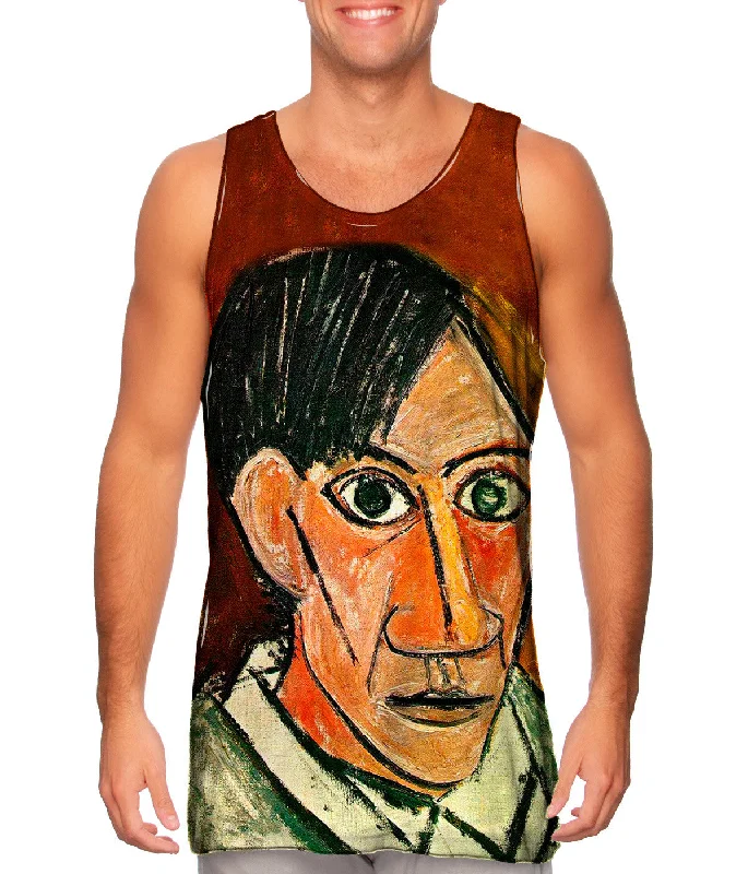 Comfortable Workout Vest-Pablo Picasso - "Self Portrait" (1907)