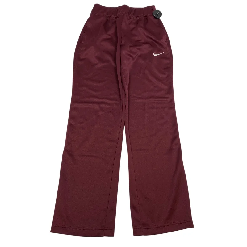 Relaxed Lounge Pants-Athletic Pants By Nike In Red, Size: Xs