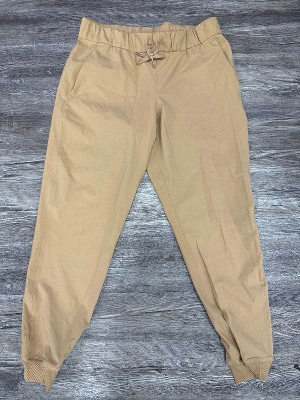 Bootcut Jeans-Athletic Pants By Lululemon In Tan, Size: 8