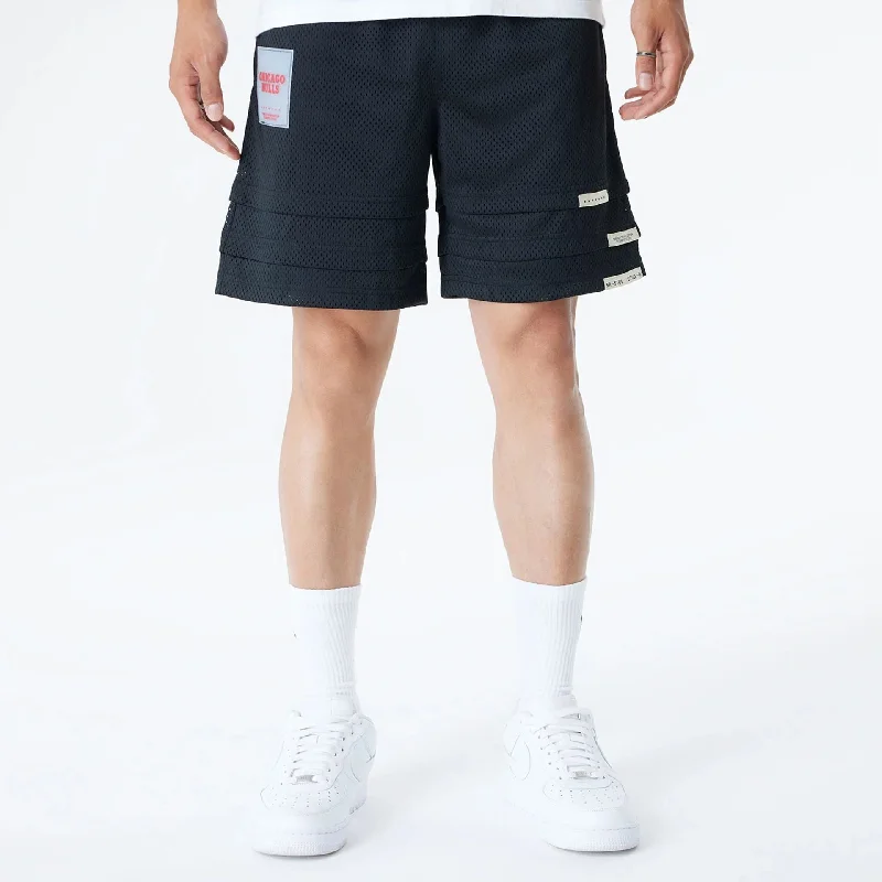 Running Workout Shorts-Chicago Bulls Bristol Studio x NBA Black Shorts