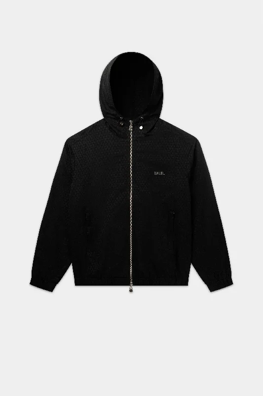 Soft Fleece Zip Jacket-XI Hooded Jacket Jet Black