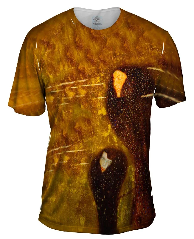 Retro Print T-Shirt-Gustav Klimt -"Silver Fish" (1899)