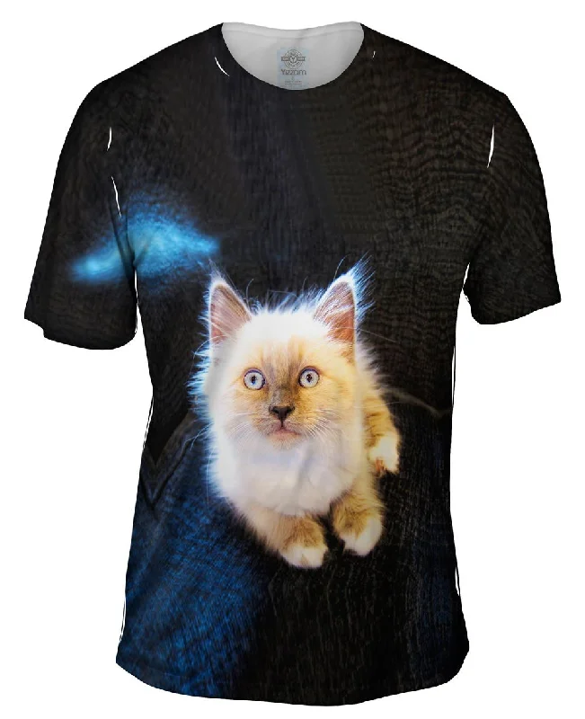 Mountain Design T-Shirt-Little Kitty Cat Cat