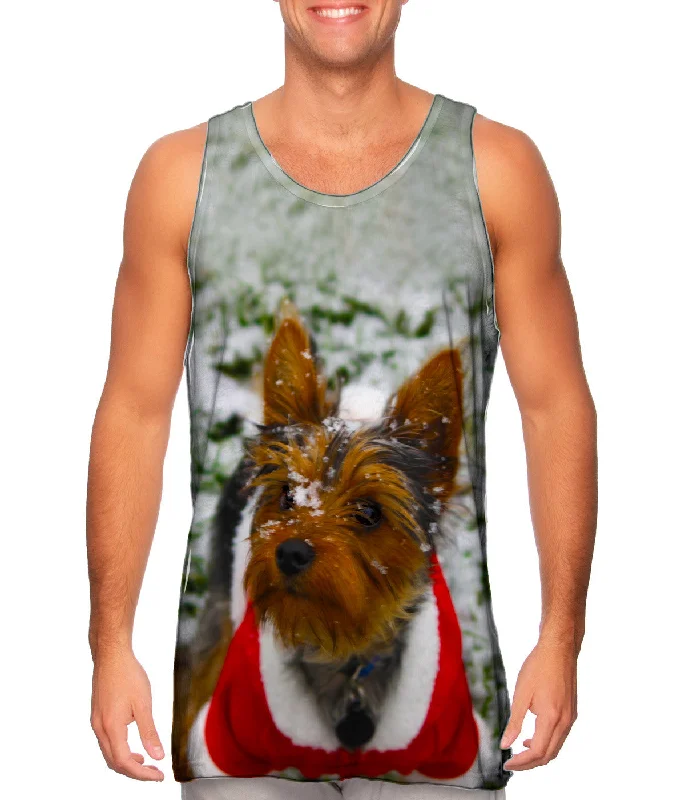 Classic Muscle Tank-Merry Christmas Yorkie