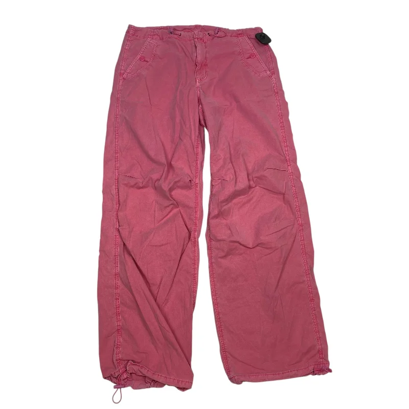 Classic Straight Leg Pants-Pants Cargo & Utility By American Eagle In Pink, Size: M