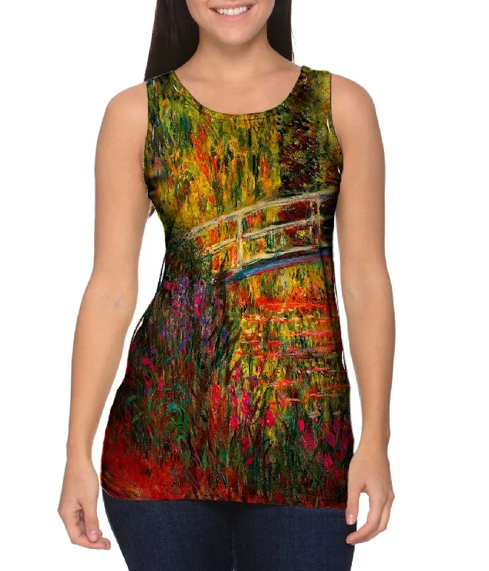 Gym Training Sleeveless-Monet -"Water Lily Pond" (1900)