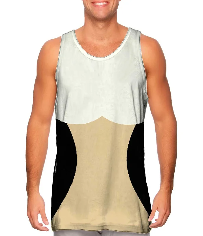 Racerback Tank Top-Optical Illusion Slender Contour