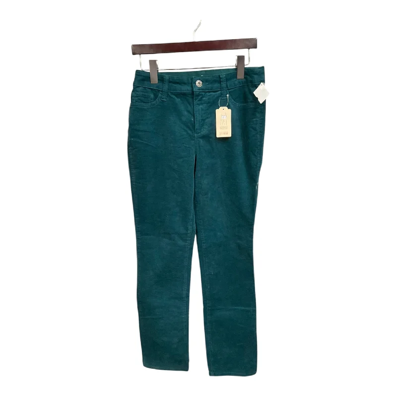 Casual Linen Trousers-Pants Other By St Johns Bay In Green, Size: 8