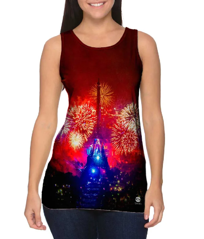 Active Lifestyle Vest-New Years Eiffel Tower Fireworks