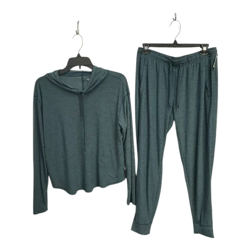 Easygoing Casual Pants-Athletic Pants 2pc By Old Navy In Teal, Size: M