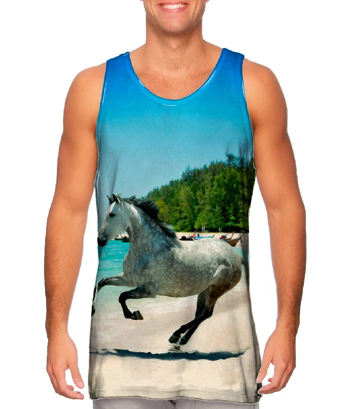 Graphic Design Tank-Paso Fino Beach