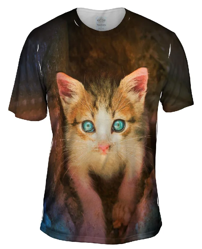 Floral Design T-Shirt-Rio City Kitten