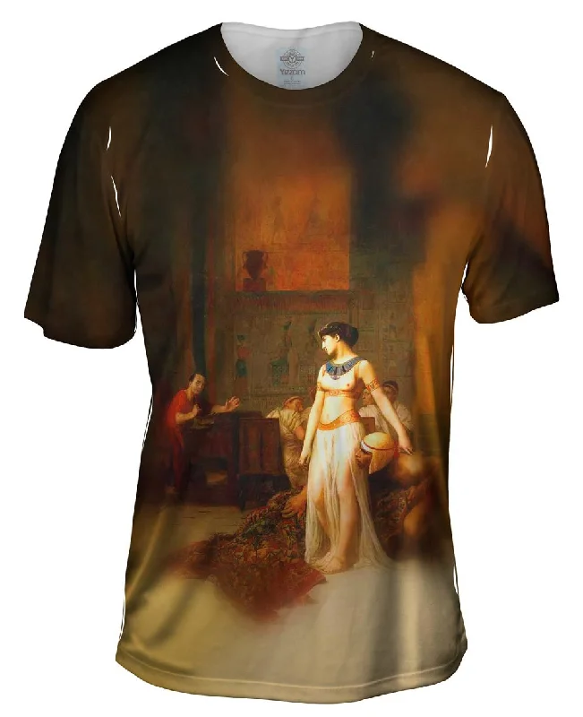 Vintage Music T-Shirt-Jean-Leon Gerome - "Cleopatra And Caesar" (1866)