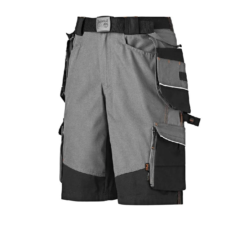 High-Waisted Shorts-Timberland Pro Mens Toughvent Hi Vis Durable Work Shorts TB0A23CJ