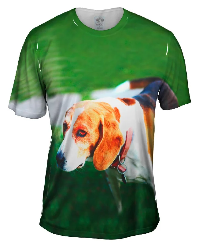 Outdoor T-Shirt-Rough Night Beagle