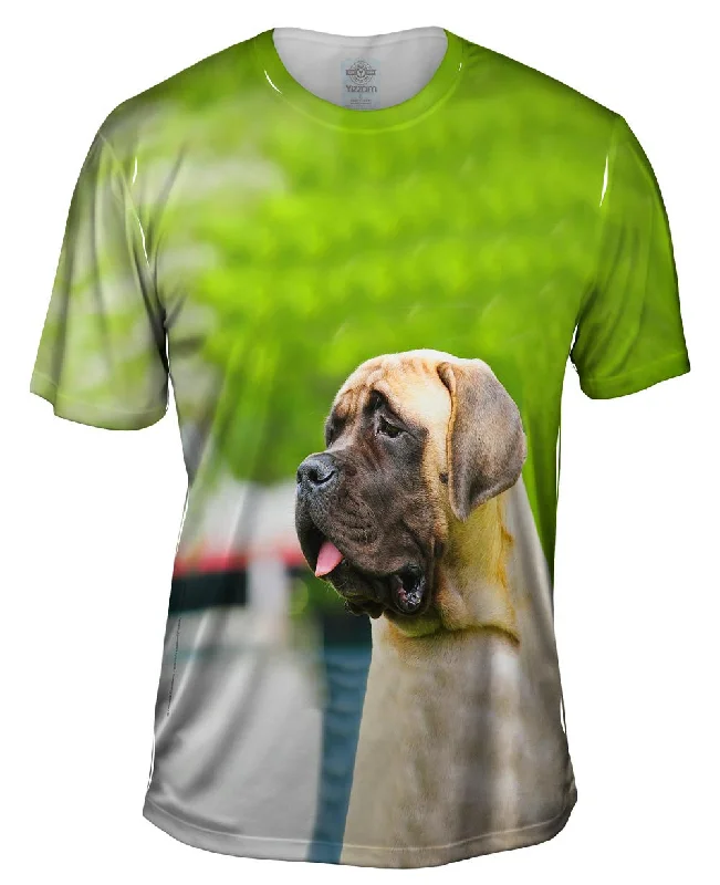 Funny Sayings T-Shirt-Sad Face Mastiff