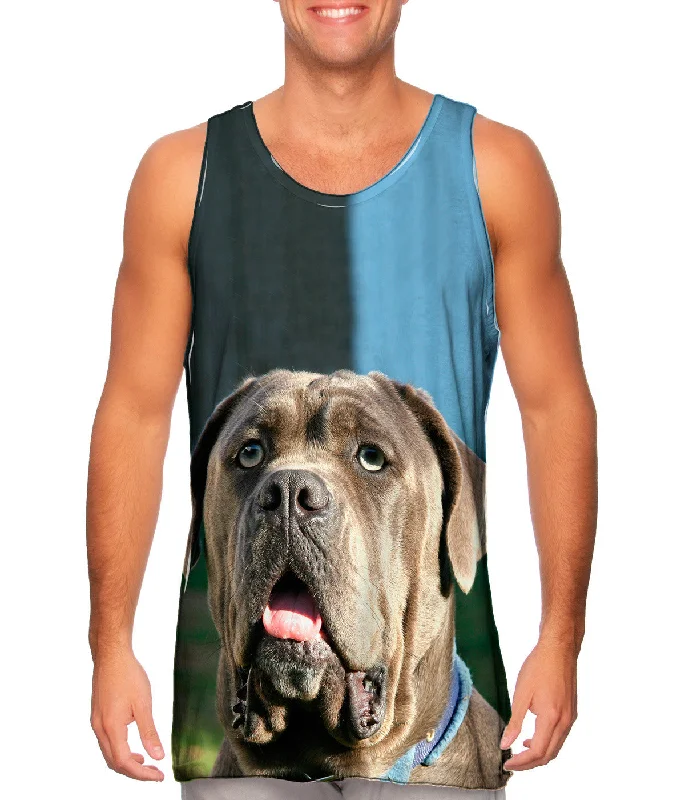 Cool Casual Vest-Omg Green Eyed Mastiff