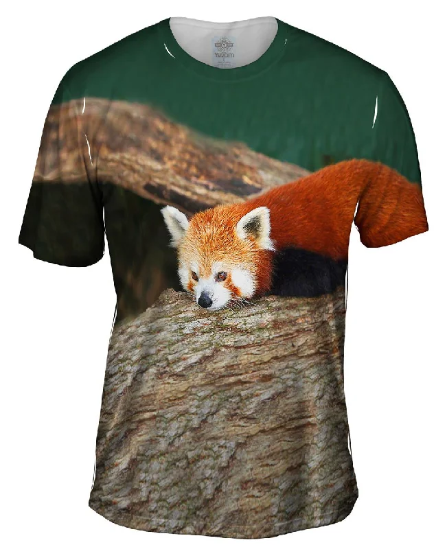 Peace Sign T-Shirt-Red Panda Wonder