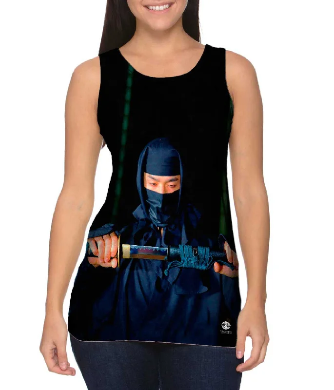 Basic Workout Vest-Ninja Sword Dark Attitude