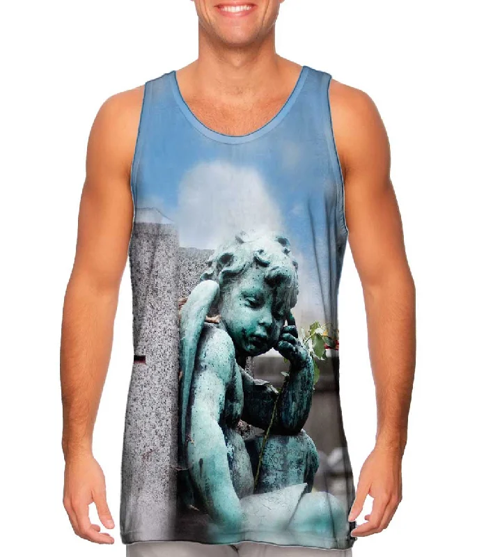 Relaxed Fit Sleeveless Shirt-Pere Lachaise Cemetery Unmarked Grave