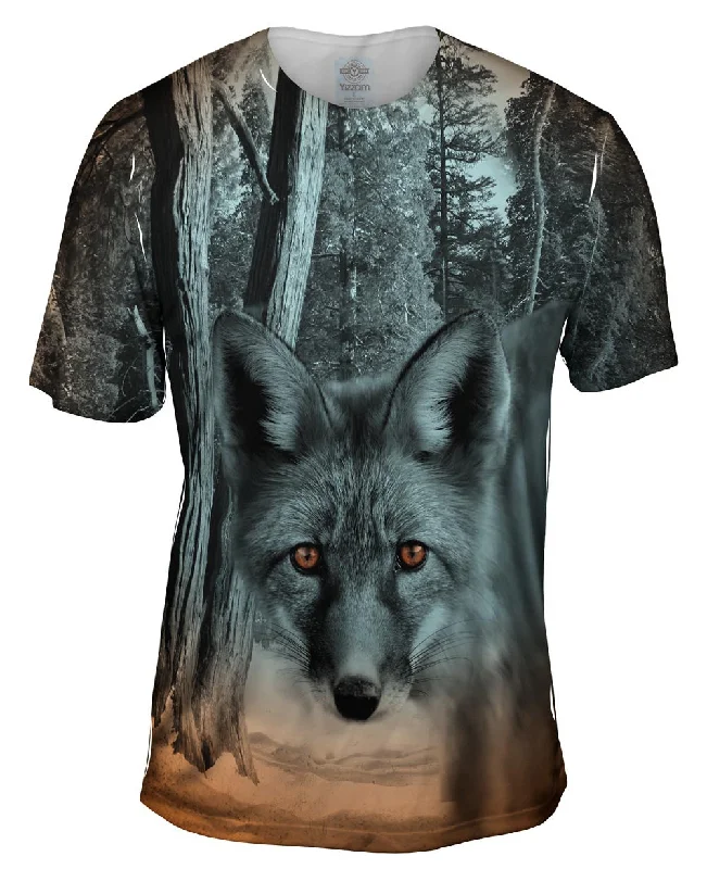 Trendy Print T-Shirt-Red Ruby Fox