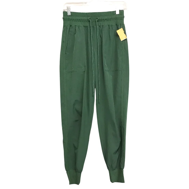 Stretchy Yoga Pants-Athletic Pants By Lou And Grey In Green, Size:Xs