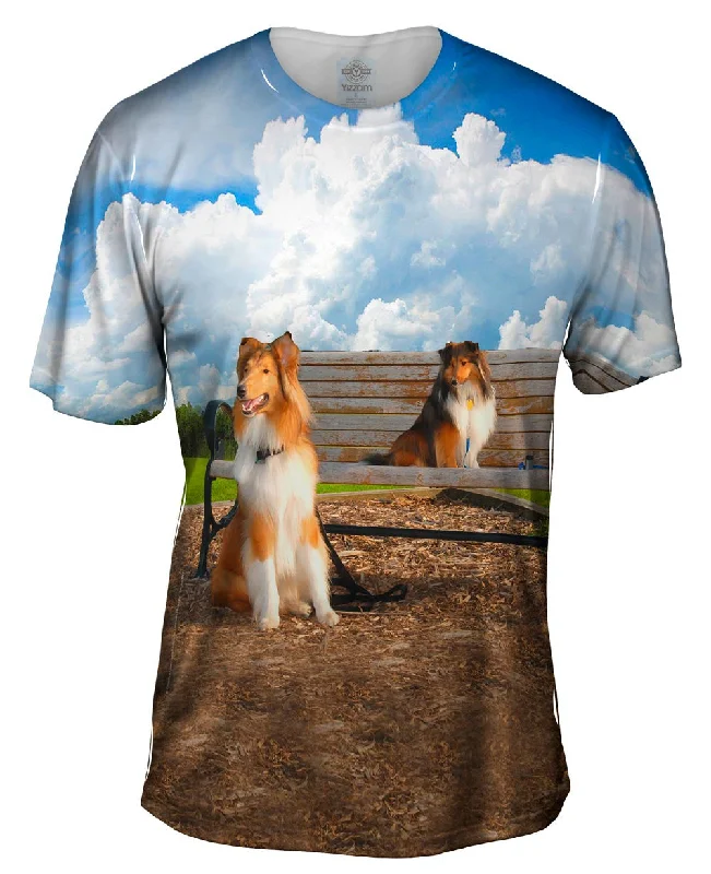 Artistic Design T-Shirt-I Love The Park Shelties