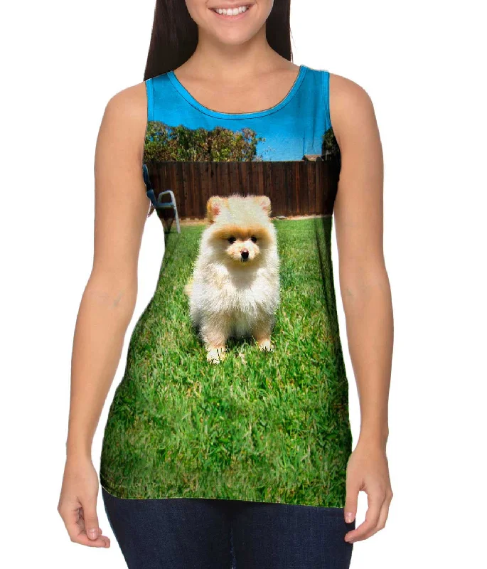 Trendy Racerback Vest-Perfect Backyard Pomeranian