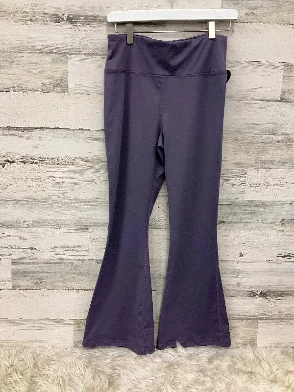 Printed Cargo Pants-Athletic Pants By Cmc In Purple, Size: 2x