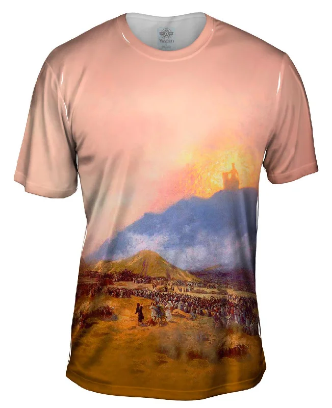 Art Print T-Shirt-Jean-Leon Gerome - "Moses On Mount Sinai" (1895)