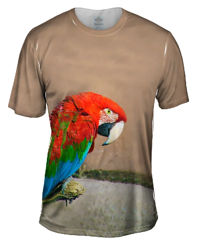 Travel Lover T-Shirt-Sassy Red Parrot