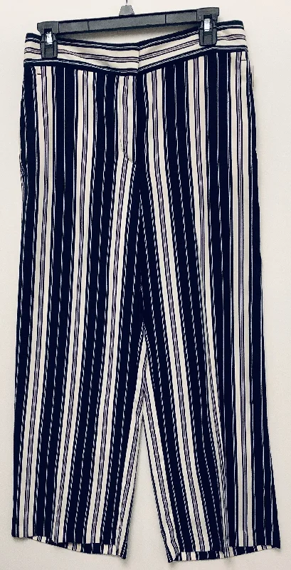 Comfortable Sweat Joggers-Pants Dress By Ann Taylor In Striped Pattern, Size: 2