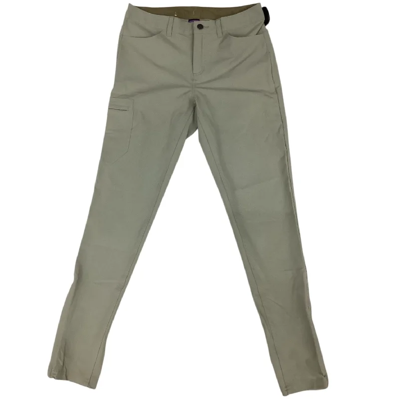 Trendy Leather Joggers-Athletic Pants By Patagonia In Tan, Size: 6