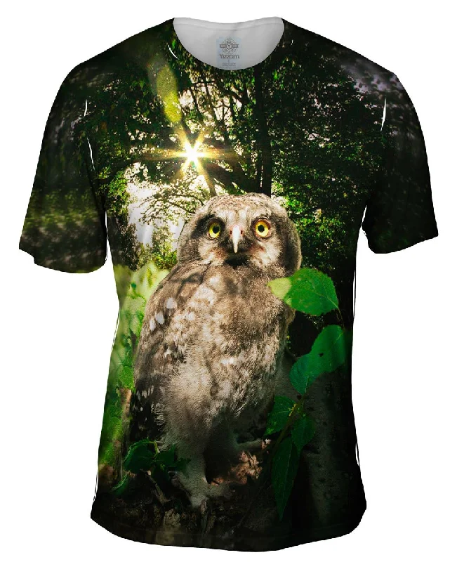 Minimalist T-Shirt-Lone Babe Owl