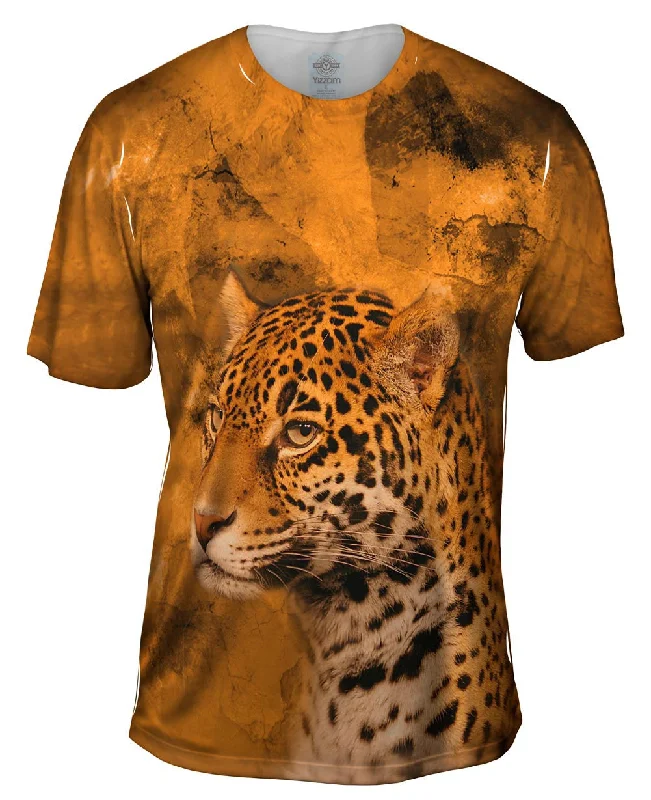 Custom Printed T-Shirt-Leopard 003