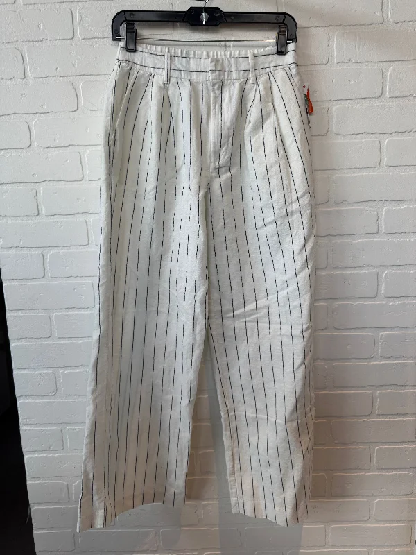 Distressed Denim Pants-Pants Wide Leg By Gap In Blue & Cream, Size: 2p