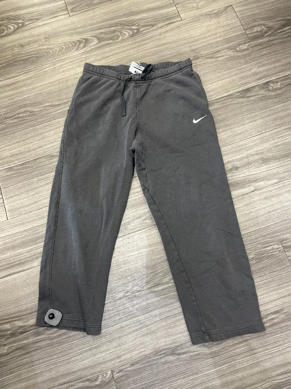 Comfy Sweatpants Set-Athletic Pants By Nike In Grey, Size: L