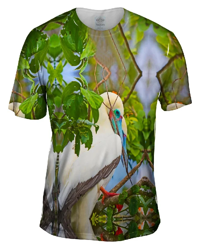 Abstract Art T-Shirt-Rest Red Footed Boobies