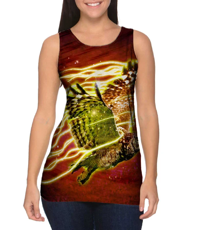 Adjustable Strap Tank-Owl Flow