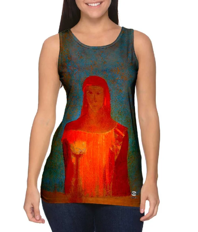 Breathable Yoga Tank-Odilon Redon - "Lady Mcbeth"