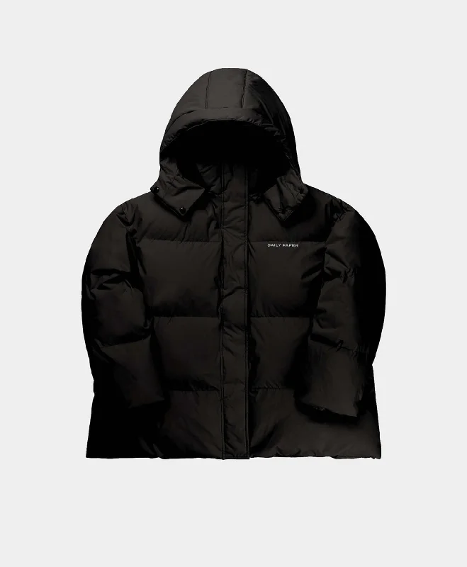 Heavy Duty Outdoor Jacket-Black Nicole Puffer