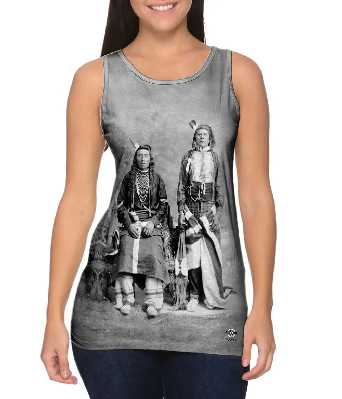 Cotton Blend Sleeveless-Native Americans From Southeastern Idaho