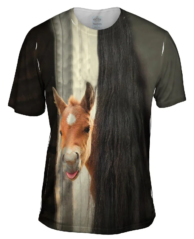 Adventure T-Shirt-Peek A Boo Horse