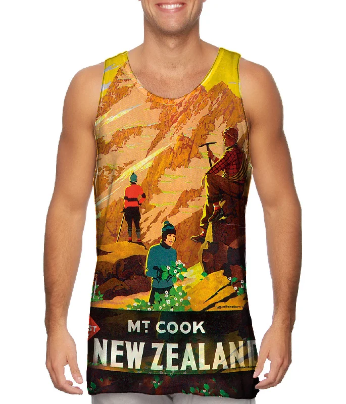 Loose Fit Tank Top-New Zealand Mount Cook 037