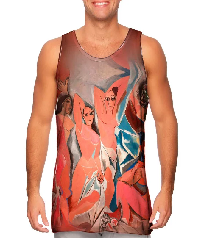 Sports Compression Vest-Pablo Picasso - "Les Demoiselles Davignon" (1907)